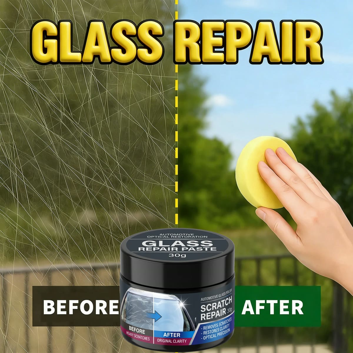 Auto Car Pro Glass Scratch Remover